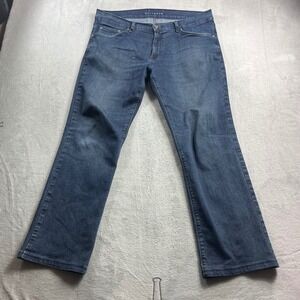 Mott & Bow Wooster Straight Leg Jeans Mens 38x34 Blue Stretch Denim Medium Wash